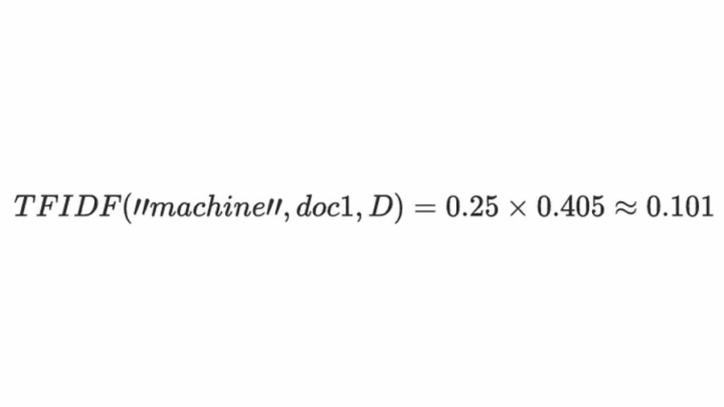 TF-IDF Formula TF-IDF Formula