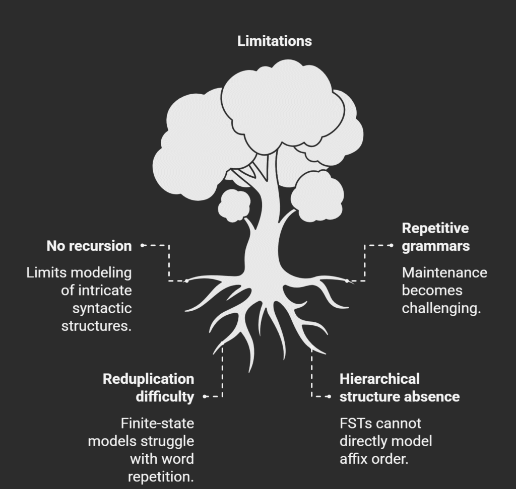 Finite state approaches Limitations Finite state approaches Limitations