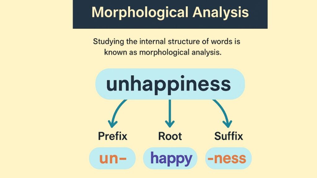 Morphological Analysis NLP Morphological Analysis NLP