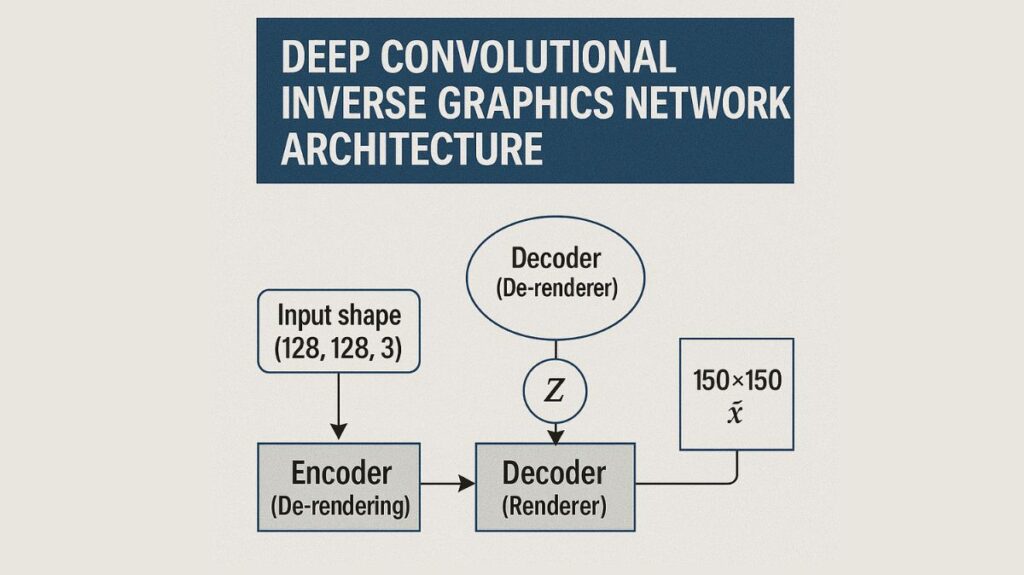 Deep Convolutional Inverse Graphics Network architecture