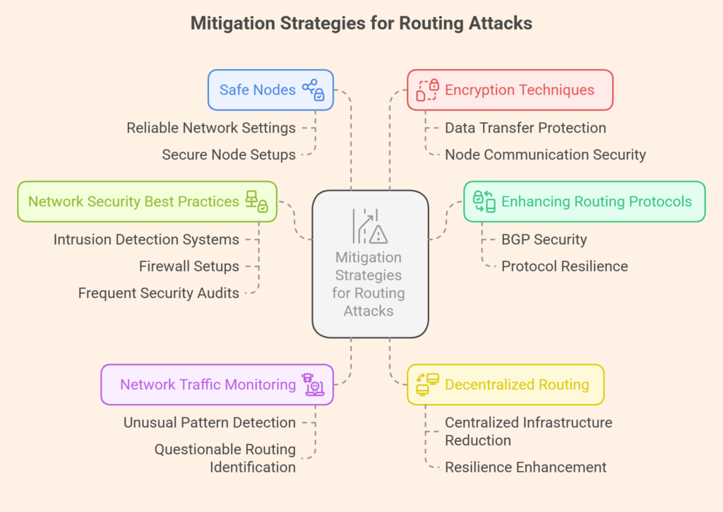 General Mitigation Strategies of routing attacks 