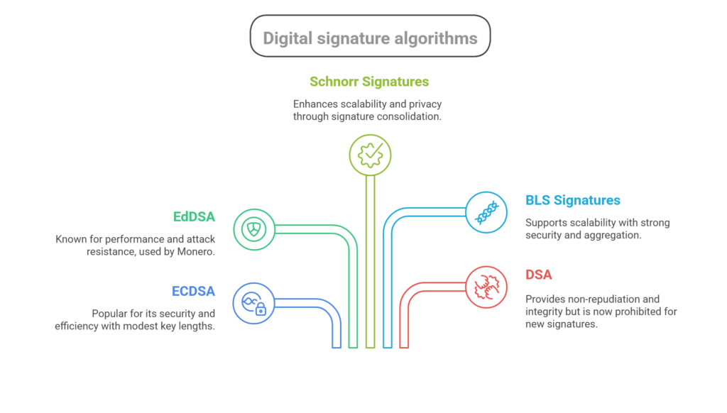 Digital signature algorithms Digital signature algorithms