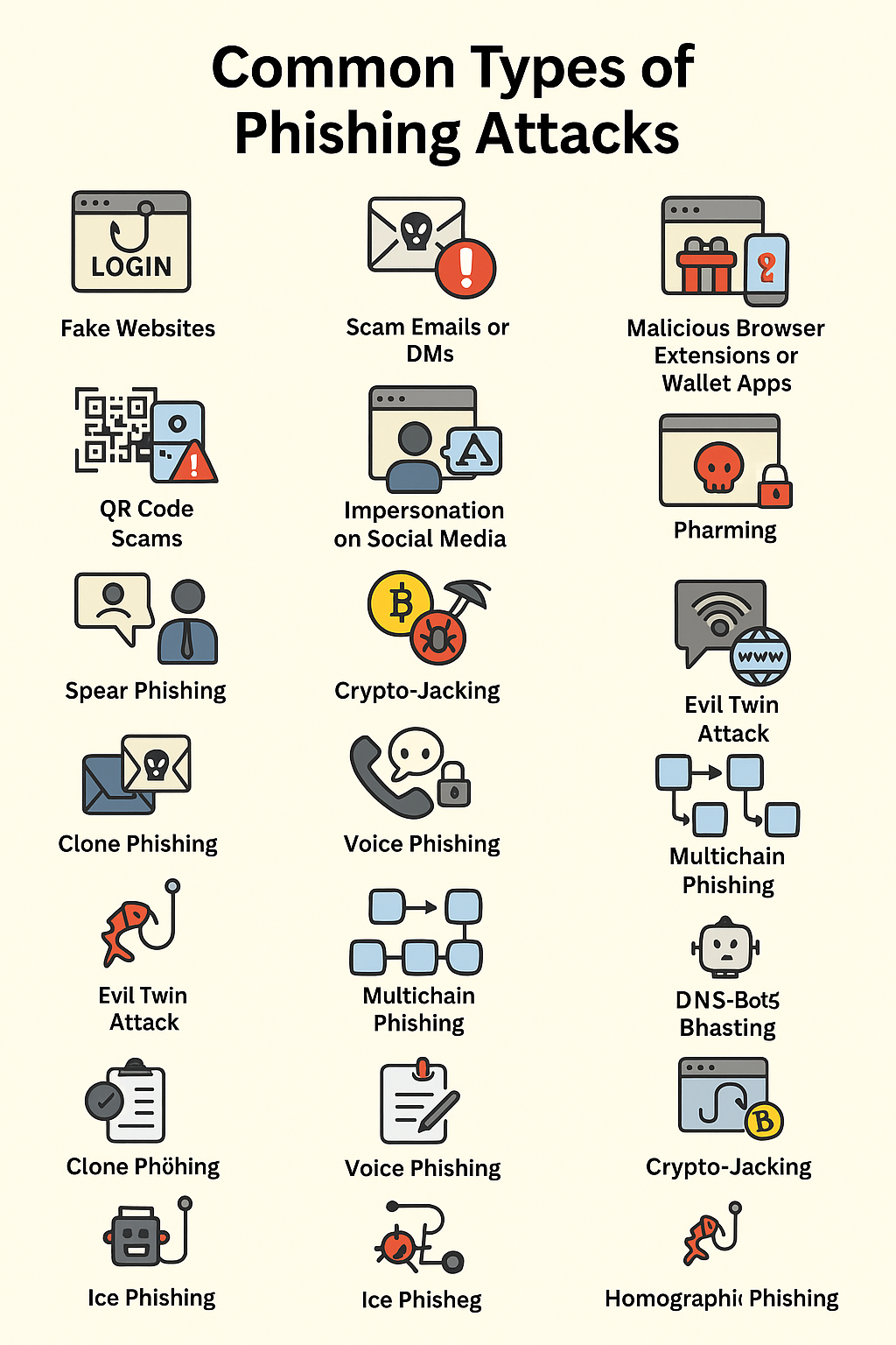 Types of Phishing Attacks
