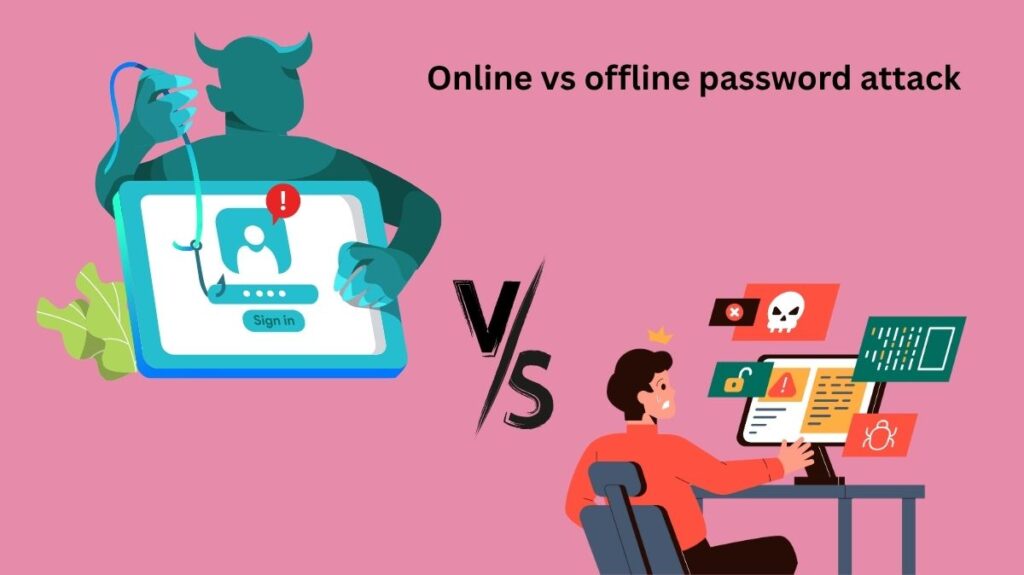 Online vs offline password attack