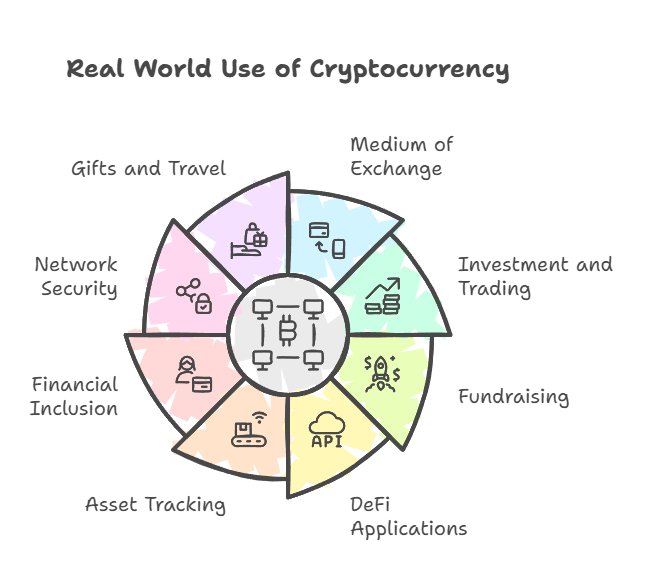 Real World Use of Cryptocurrency Real World Use of Cryptocurrency