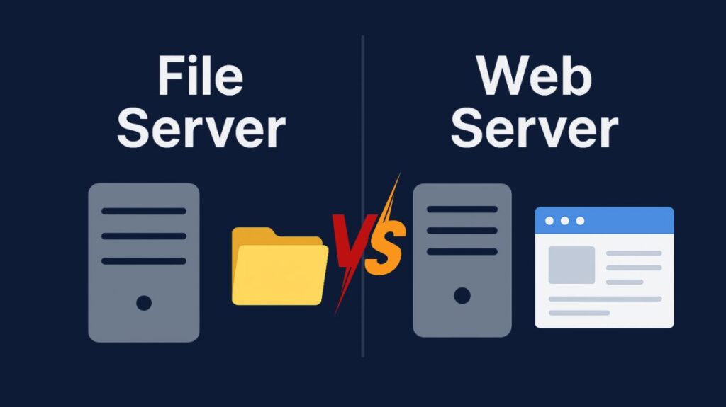 File Server vs. Web Server File Server vs. Web Server