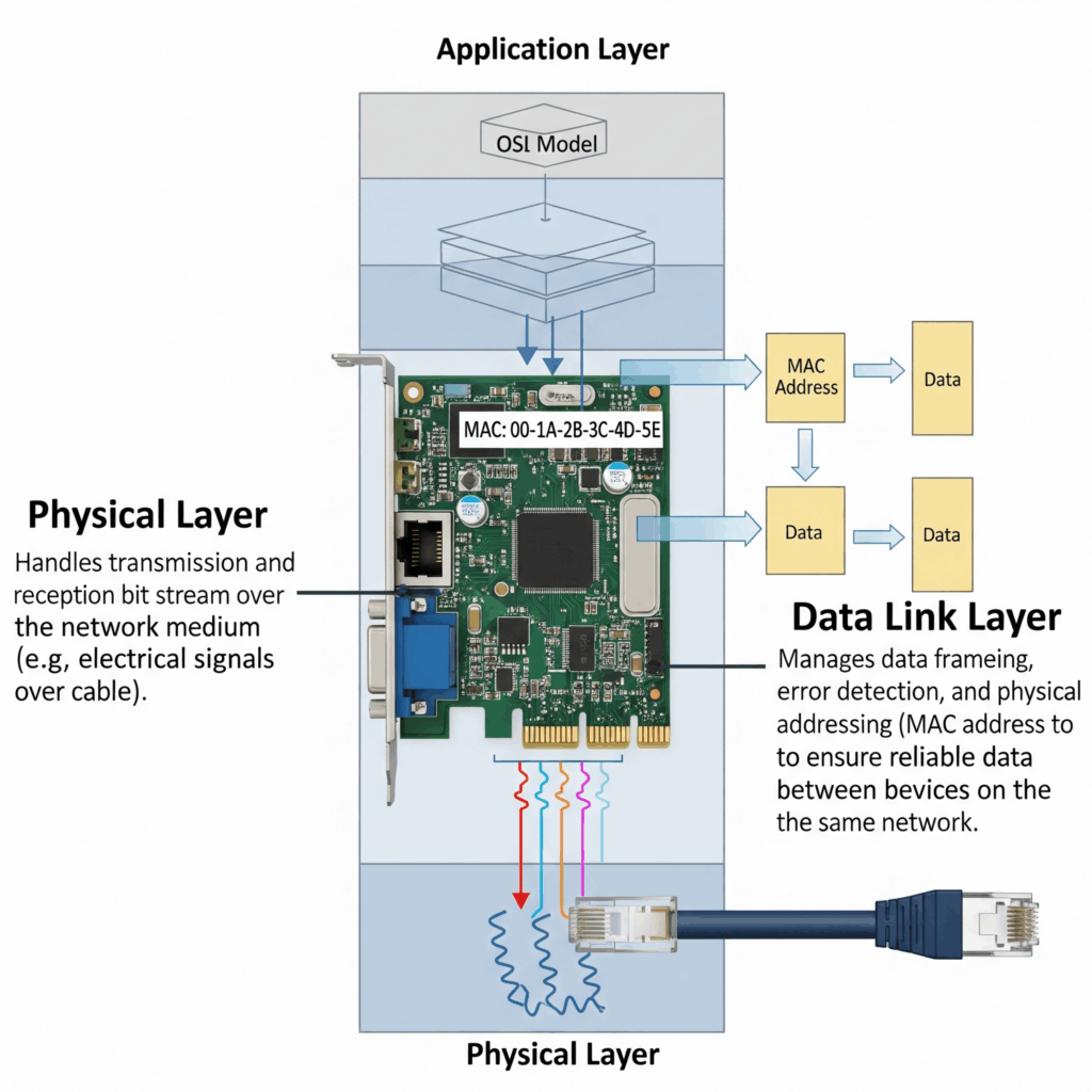 Operation within the OSI Model Operation within the OSI Model