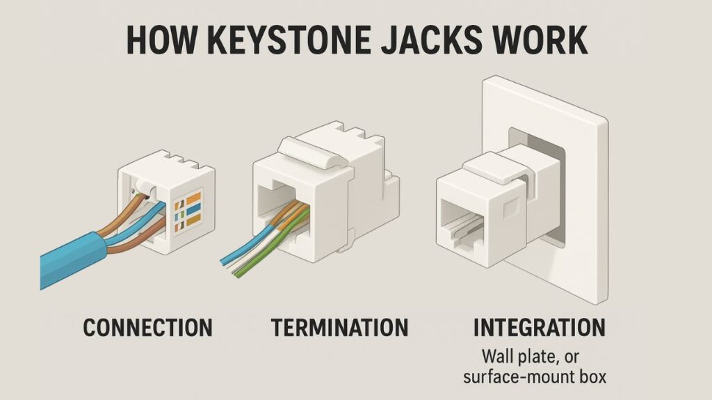How does a Keystone Jack Work How does a Keystone Jack Work