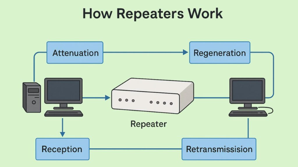 How Repeaters Work in Networking How Repeaters Work in Networking
