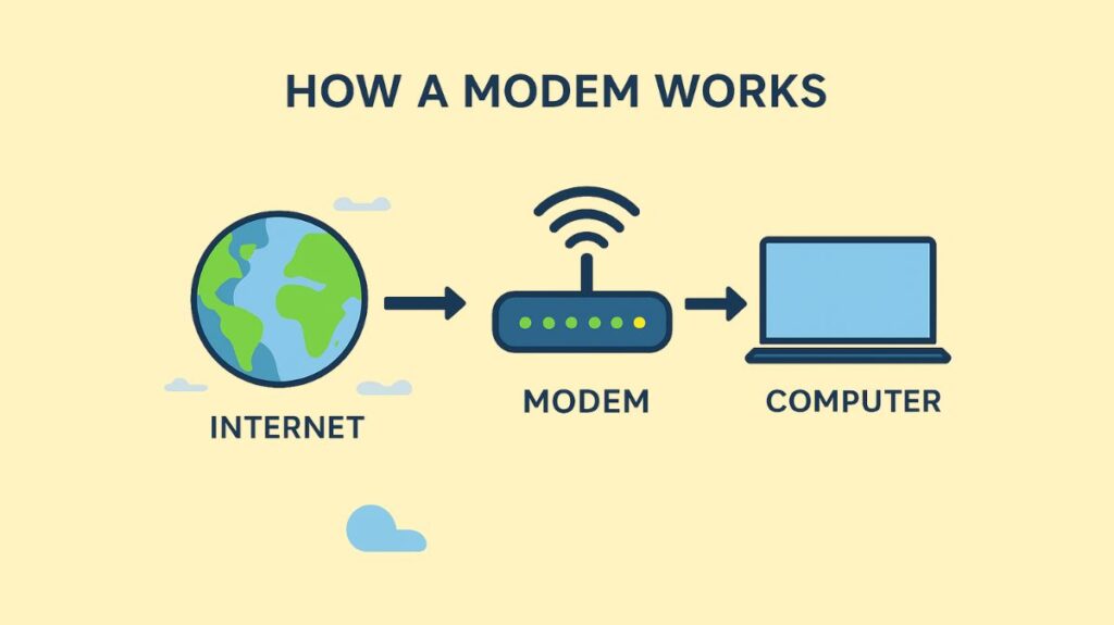 How a Modem Works How a Modem Works
