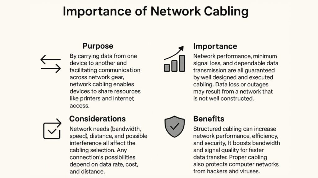 Importance of Network Cabling Importance of Network Cabling