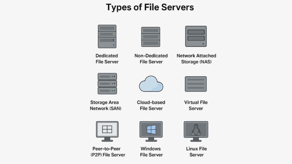 Types of File Servers Types of File Servers