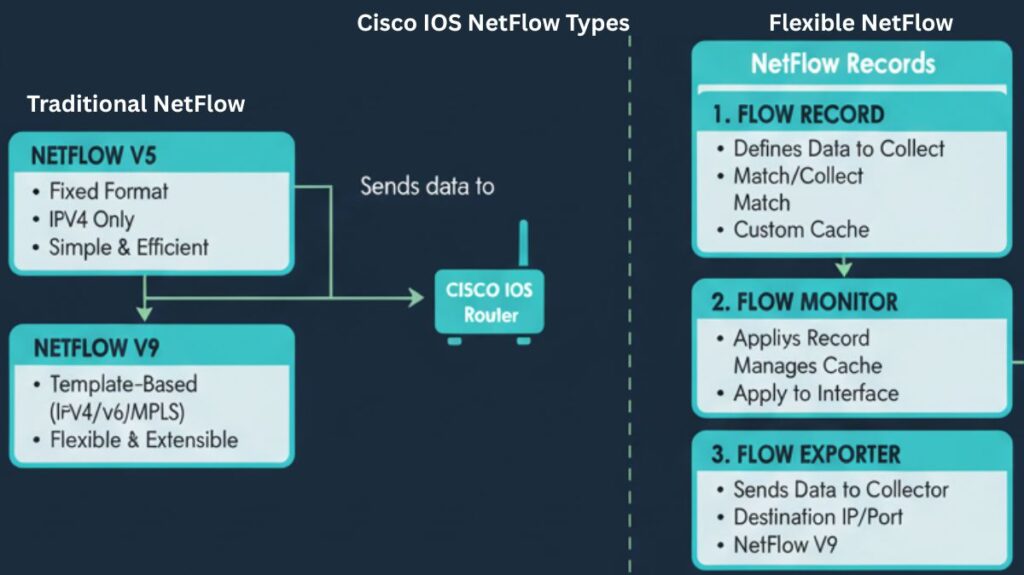 Cisco IOS NetFlow Types