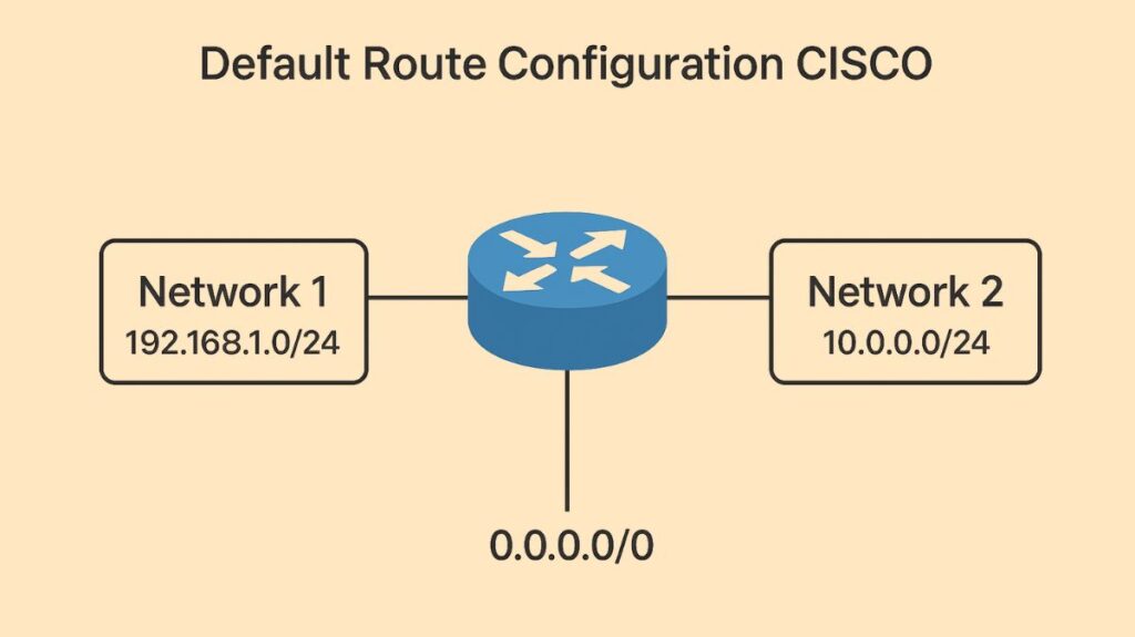 Default Route Configuration CISCO