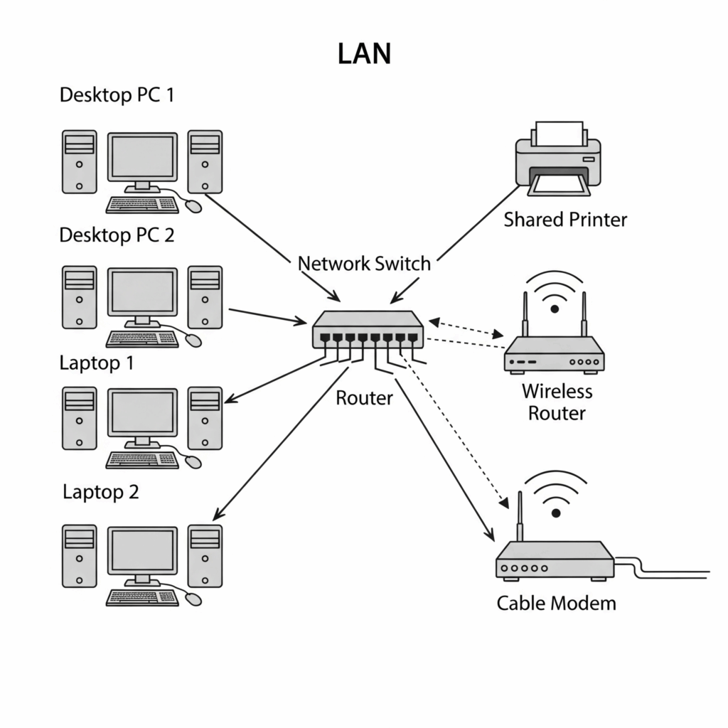 How to set up a LAN network How to set up a LAN network