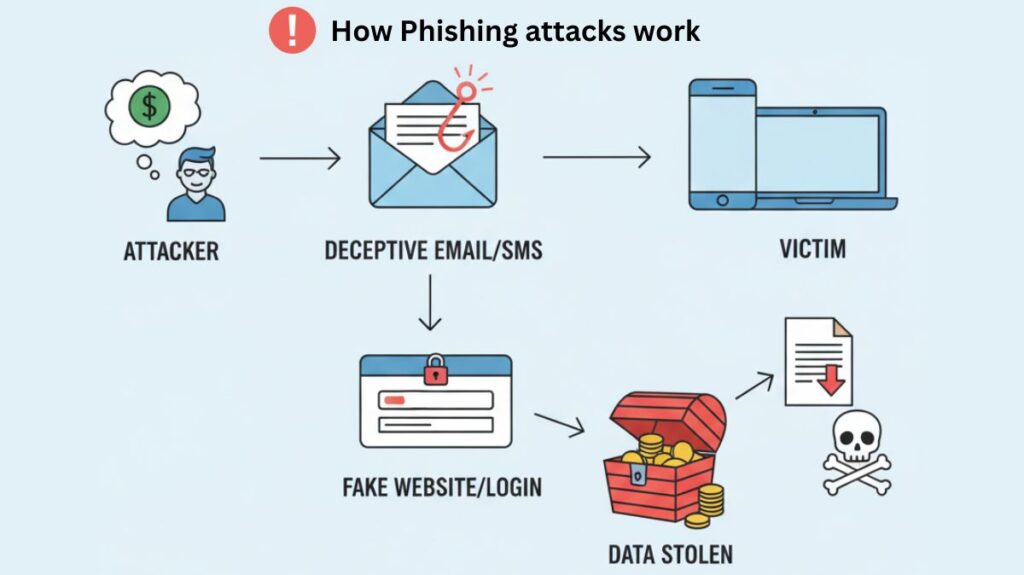 How Phishing attacks work How Phishing attacks work