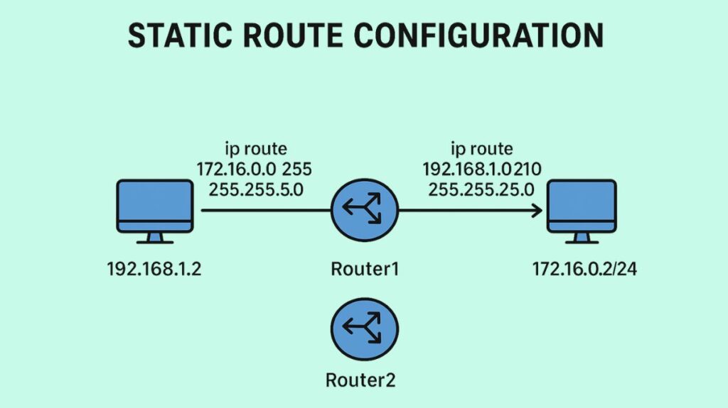 CISCO Static Route Configuration