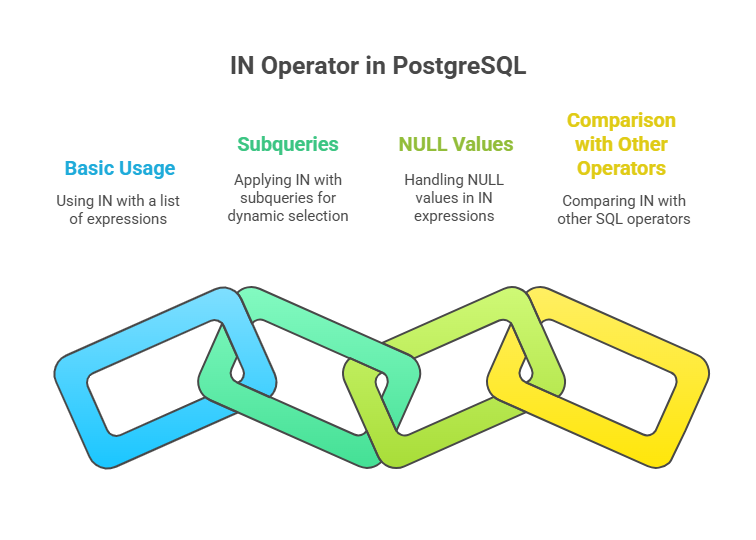 IN Operator in PostgreSQL IN Operator in PostgreSQL