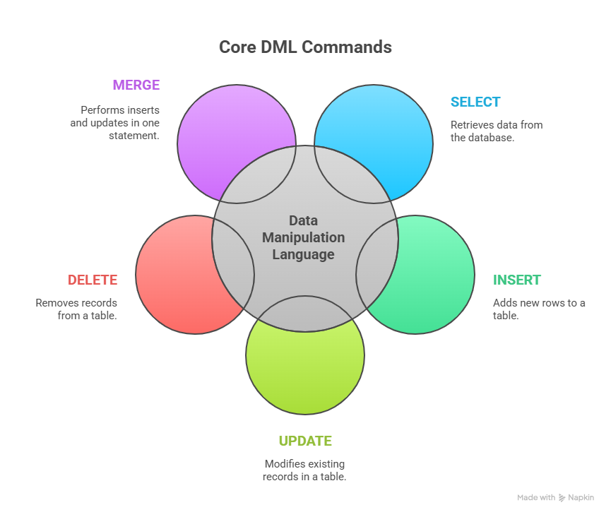 Commands in DML
