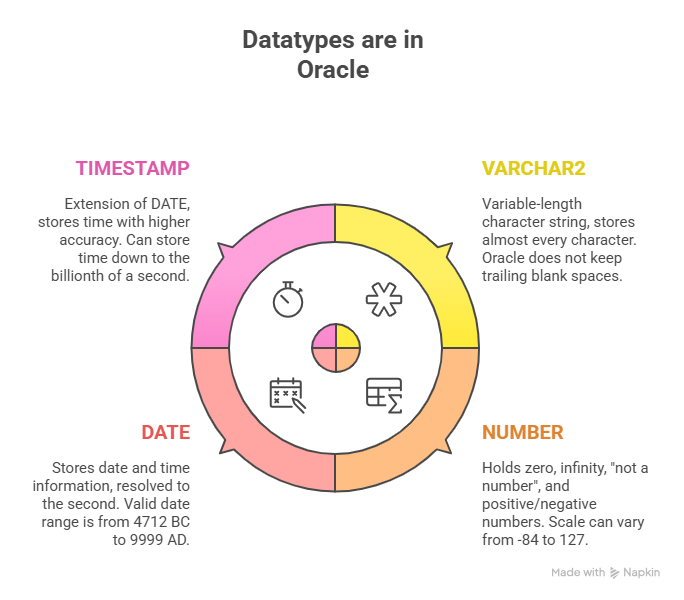 Datatypes are in Oracle