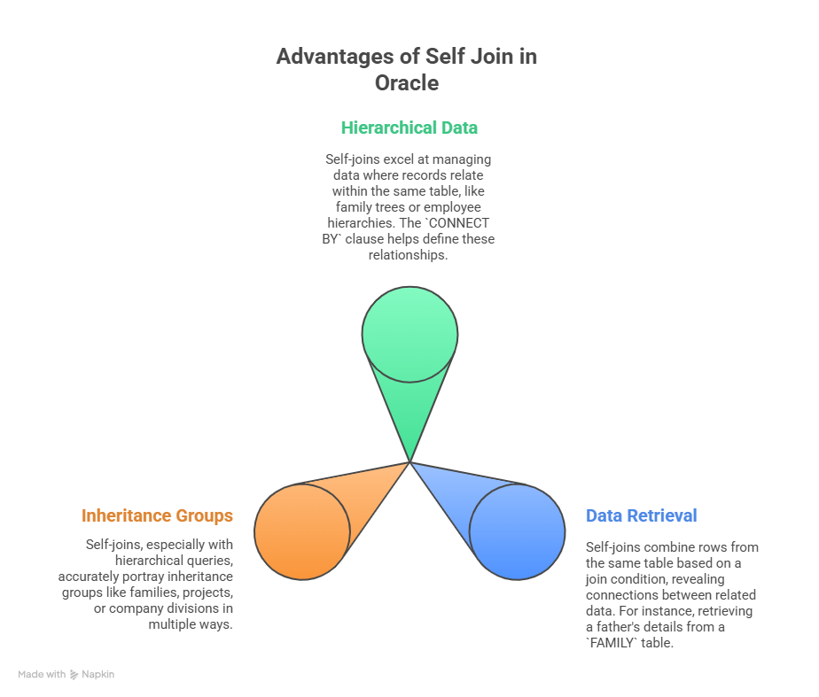 Advantages of Self Join in Oracle