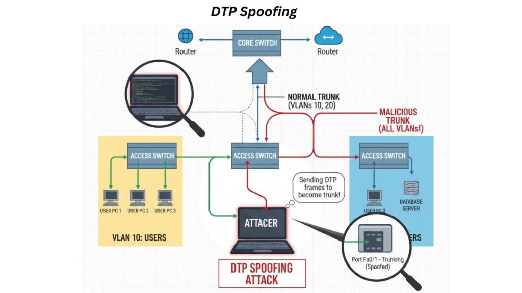 DTP Spoofing