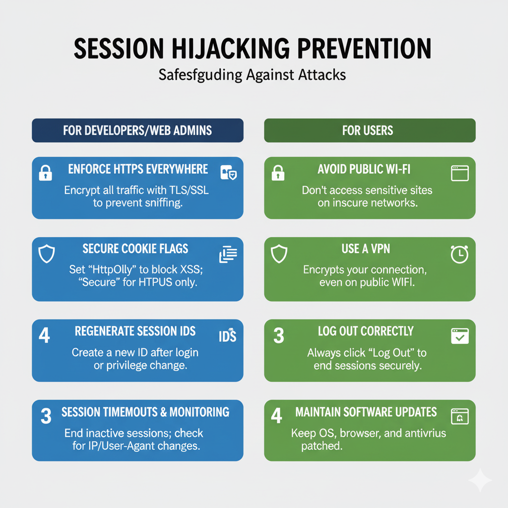 Session hijacking prevention