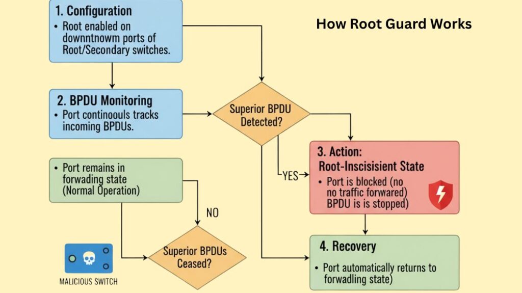 How root guard Works How Root Guard works