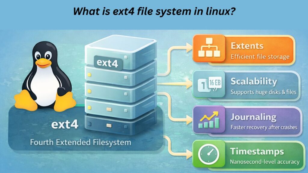 What is ext4 file system in linux