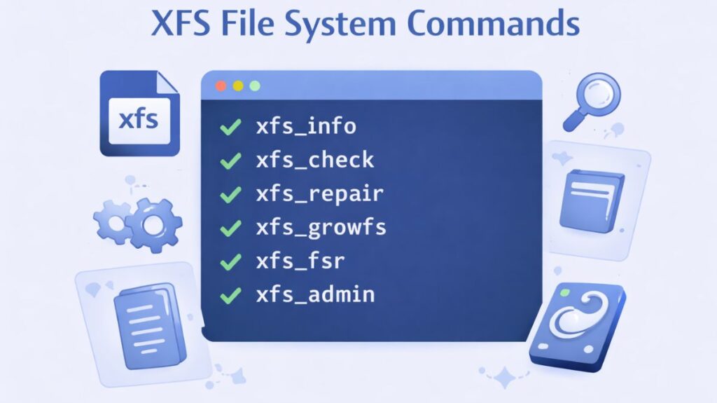 XFS File System Commands XFS File System Commands