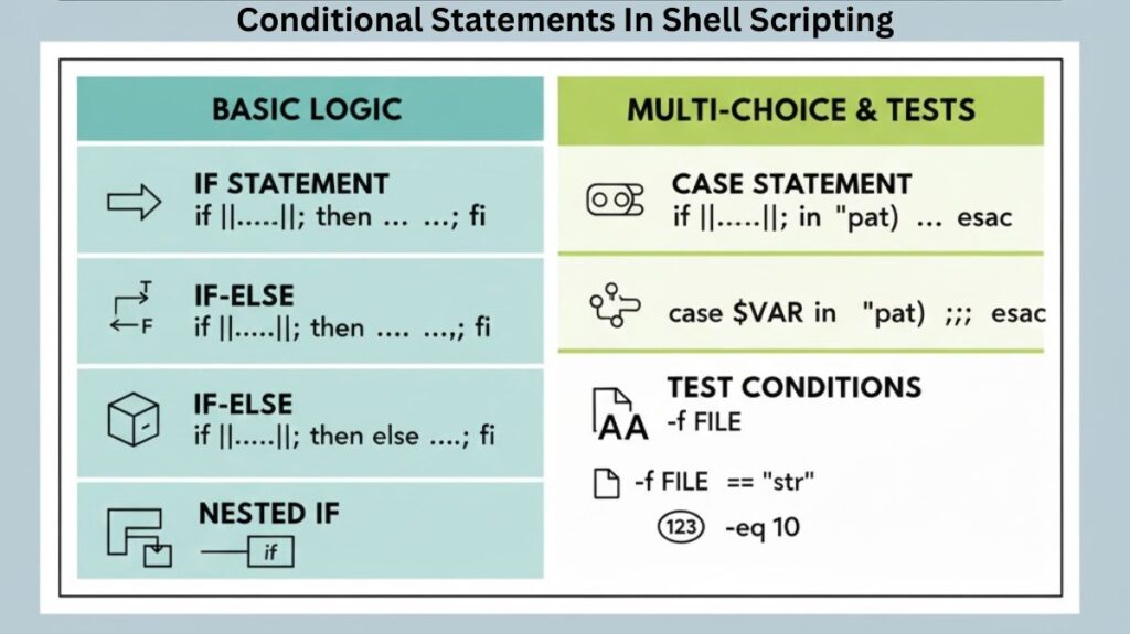 Conditional Statements In Shell Scripting