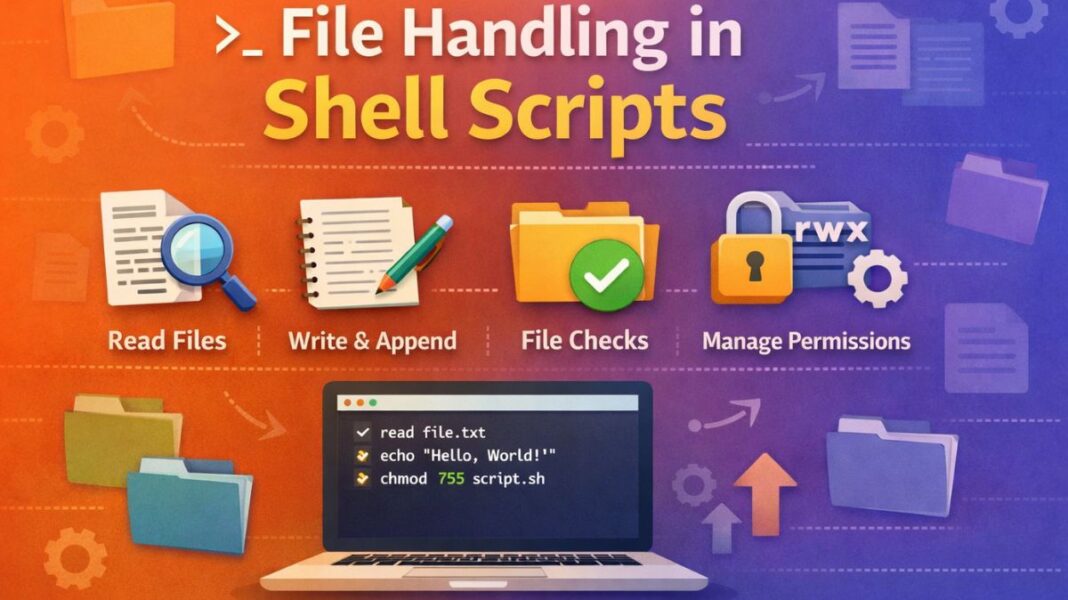File Handling In Shell Scripts: Read, Writing Files In Linux