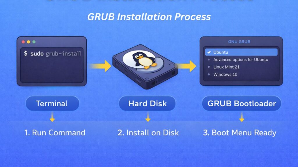 GRUB Installation Process GRUB Installation Process