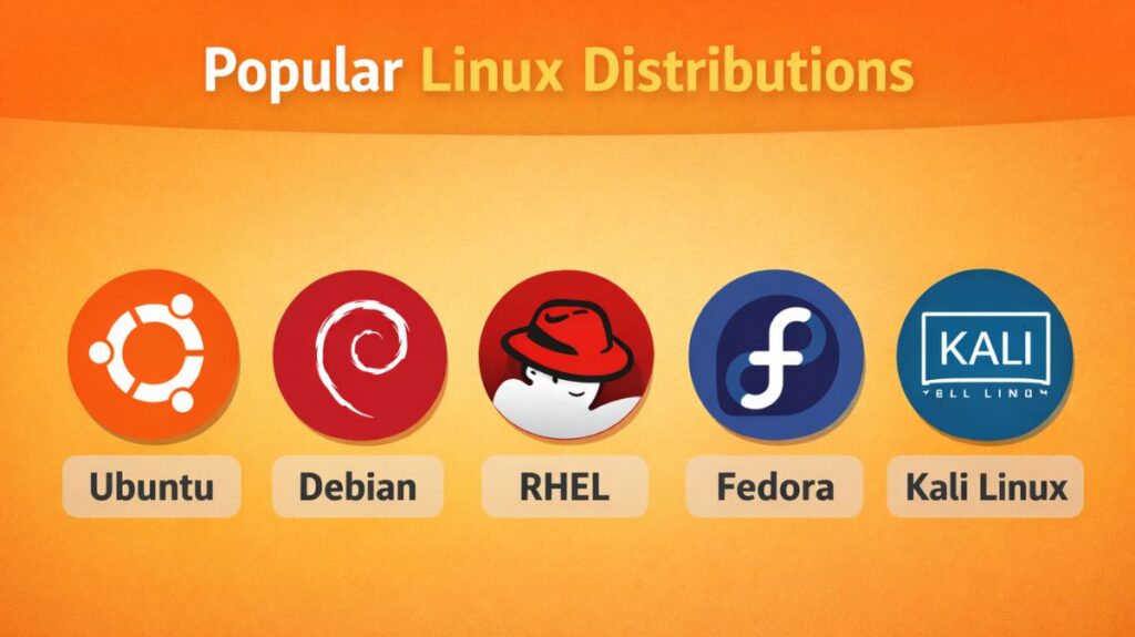 Popular linux distributions