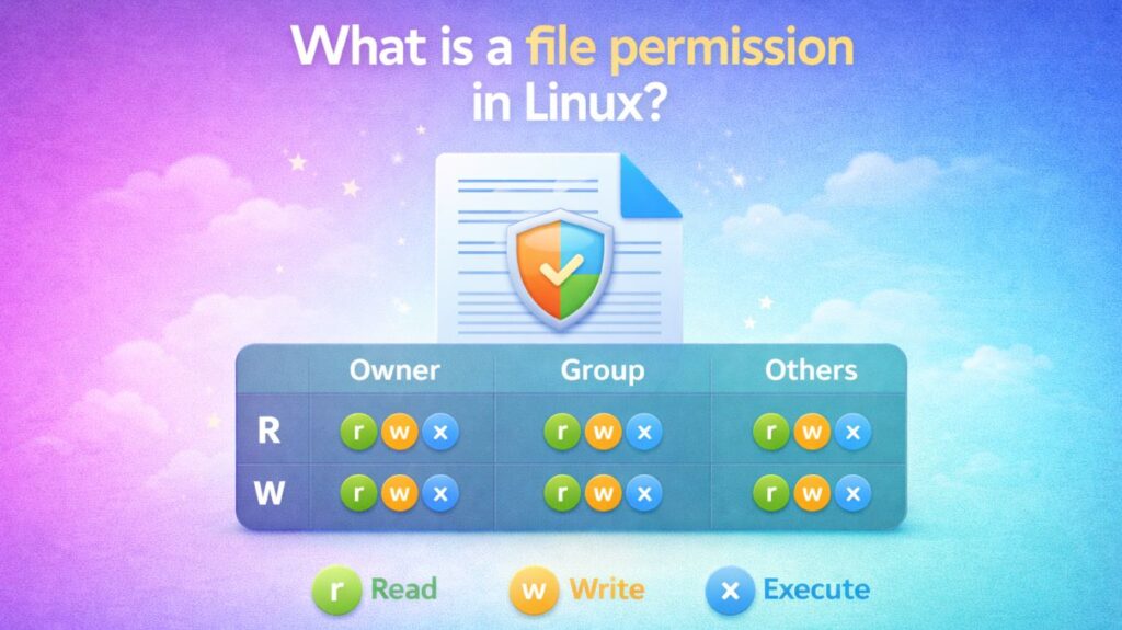 File permissions in linux File permissions in linux