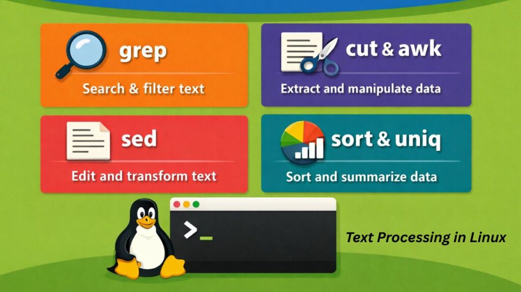 Text Processing in Linux