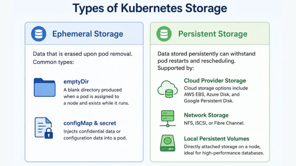 Types of Kubernetes Storage